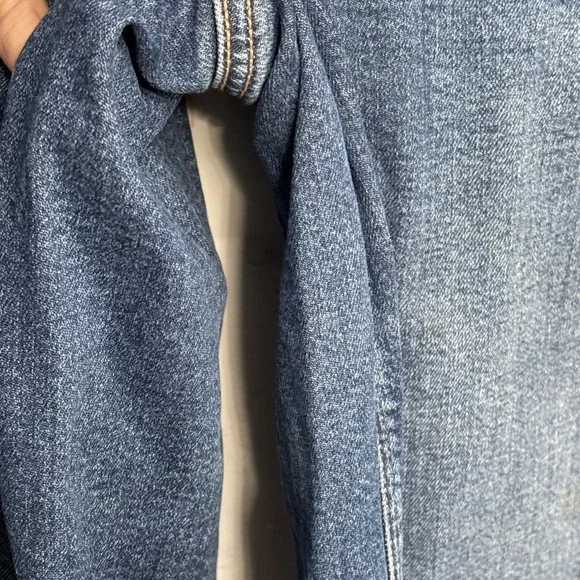 American Eagle Y2K Baggy Wide Leg Jeans Women’s 16 Long Low Rise - Picture 7 of 16